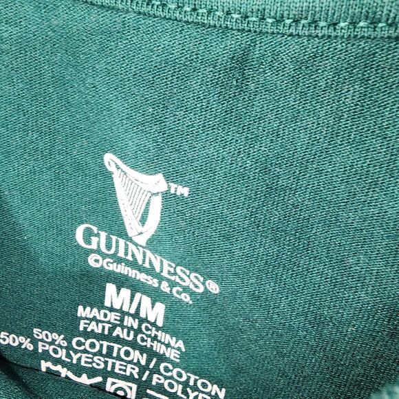 Guinness '' Lovely day for a Guinness'' men's long sleeve shirt size Medium - Picture 4 of 8